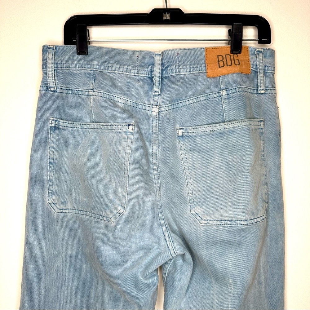 BDG Urban Outfitters High Rise Blue Straight Jeans Light Wash Women’s Size 30 - Picture 4 of 10